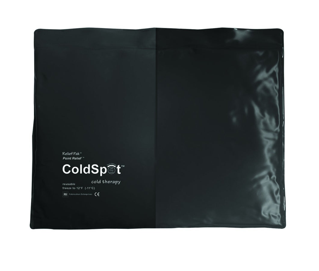 Relief Pak heavy-duty black urethane reusable cold pack