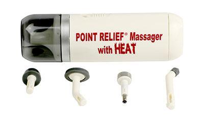 Point-Relief® Mini-Massager with Heat and Accessories