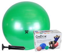Load image into Gallery viewer, CanDo® Inflatable Exercise Ball - Economy Set - Pump, Retail Box
