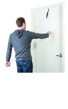 Load image into Gallery viewer, CanDo® Overdoor Shoulder Pulley - Single Pulley with Door Strap
